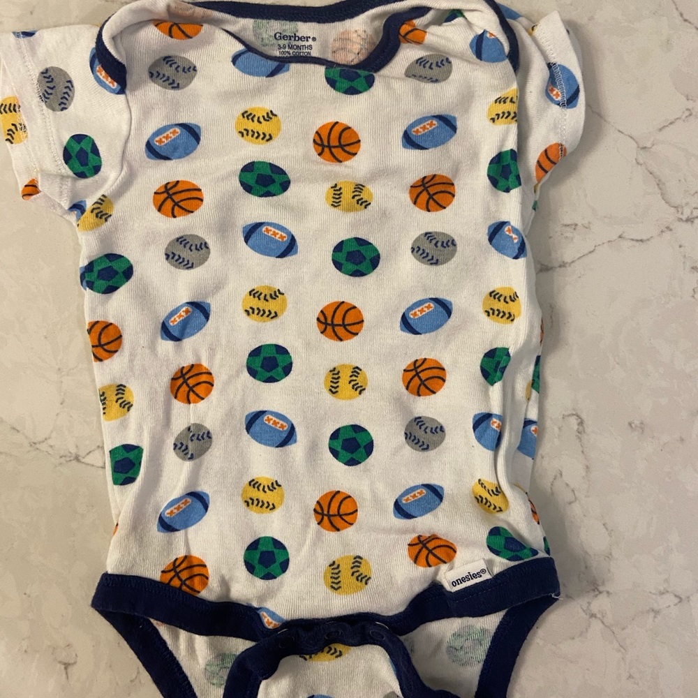 3 for $10 - Cute Gerber Sports Onesie